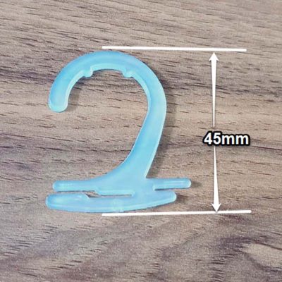 گیره جورابی سایز بزرگ بسته 250عددی رنگ شفاف 